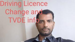 Driving Licence Change and TVDE information of Portugal
