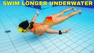 How to swim longer distance underwater - 5 tips