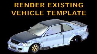 Render an existing vehicles Livery Template  [ZModeler 3 | Tutorial]