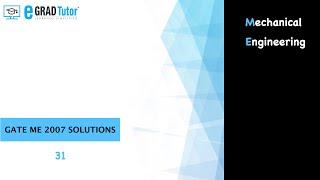 GATE ME 2007 Solutions || Q31 || In a counterflow heat exchanger, hot fluid enters at 60 deg C and..