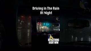 4k Driving at Night In The Rain Suffolk County Long Island #shorts #drivingatnight #raindrive