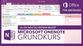 Microsoft OneNote (Grundkurs) Für Anfänger | Microsoft Office Tutorial Serie