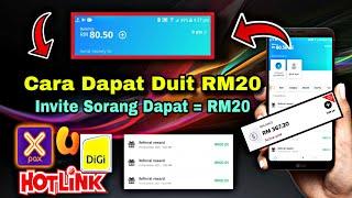 APLIKASI CARA DAPAT TOPUP FREE DAN DUIT RM20 ( MAXIS, CELCOM, DIGI, UMOBILE )