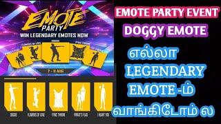 New legendary emotes || new dog emote || emote party || gaming island tamil