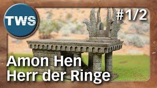 Tutorial: Amon Hen aus Der Herr der Ringe #1/2 / The Lord of the Rings / (Tabletop-Gelände, TWS)