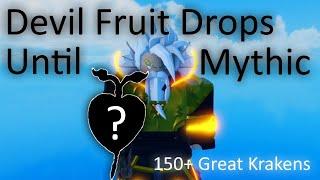 [GPO] Devil Fruit drops until I get a Mythic Fruit | 2 (150+ Great Krakens)