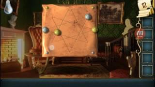 12 Level - Escape Mansion of Puzzles Walkthrough  (100 Дверей Дом головоломок) прохождение