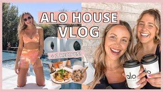 Yoga Lifestyle Vlog #AloHouse (Alo Yoga event), mini Alo Haul + 2 #vegan recipes: risotto + nachos