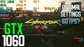 Cyberpunk 2077 - GTX 1060 3gb | 12GB | 1080p Optimal Settings | FRAME-RATE TEST