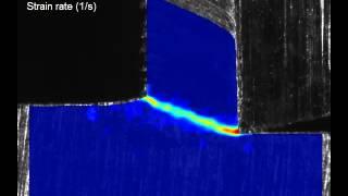 Shear plane oscillation in continuous chip formation