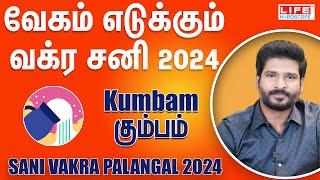 Sani Vakra Palangal 2024 | Kumbam Rasi | சனி வக்ர | June 29th to Nov 15th | Life Horoscope #kumbam