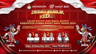 LIVE : DEBAT PUBLIK KEDUA CALON BUPATI & CALON WAKIL BUPATI KABUPATEN SUMBA BARAT DAYA TAHUN 2024