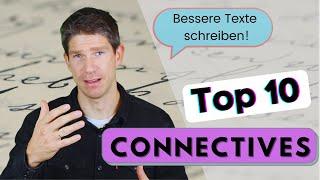 Meine Top 10 connectives - Bessere Texte schreiben, besser strukturieren - Englisch Oberstufe Abitur