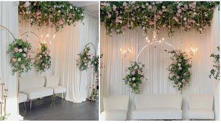 DIY- Quick & Easy  Floral ceiling  diy - wedding decor