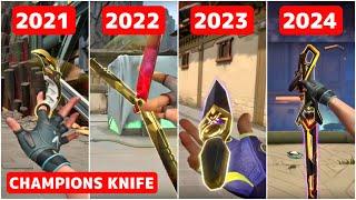 All Champions Knife Skins - 2021 | 2022 | 2023 | 2024