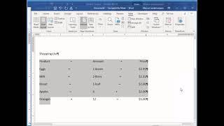 Microsoft Word: Using the Ruler, Tabs and Leaders