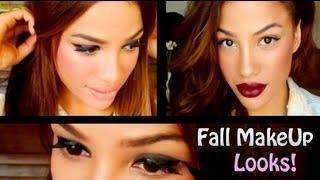 3 FALL MAKEUP LOOKS!