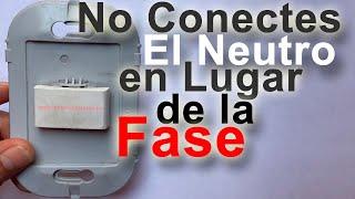 QUE SUCEDE SI SE CONECTA EL NEUTRO EN LUGAR DE LA FASE EN UN INTERRUPTOR