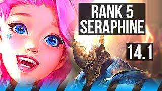 SERAPHINE vs PANTH (MID) | Rank 5 Seraphine, 7/2/10 | NA Challenger | 14.1