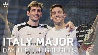 BNL Italy Major Premier Padel: Highlights day 3 (men)