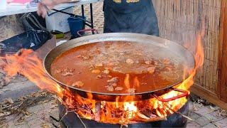 Paella Valenciana a fuego de leña