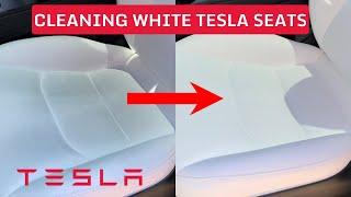 How to Clean White Tesla Seats