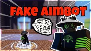 How To Troll Anyone With *FAKE AIMBOT* | Roblox Bedwars