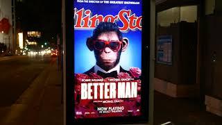 Better Man Robbie Williams Billboard Sunset Blvd Los Angeles California USA January 1, 2025