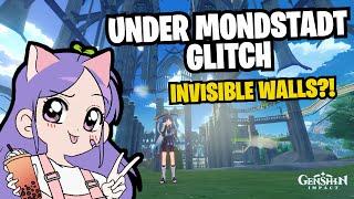 HOW TO GLITCH UNDER MONDSTADT! evil fountains and invisible walls | Genshin Impact