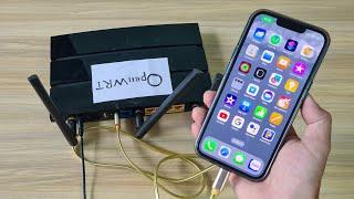 How To Share Internet from iPhone with OpenWRT