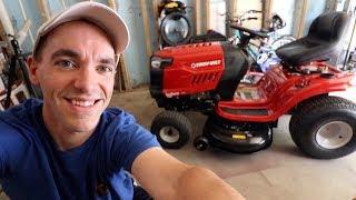 I BOUGHT MY FIRST RIDING MOWER!