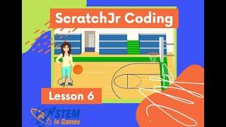 ScratchJr Coding Lesson 6 | Make a Basketball Game | Beginner Programming Lesson