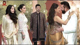 Sanjay Dutt, Madhuri Dixit With Family Arrives At Anant Ambani - Radhika Merchant Wedding