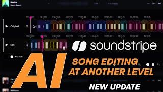 Soundstripe NEW UPDATE AI Song Editing for Royalty-Free Music #soundstripe #Ai