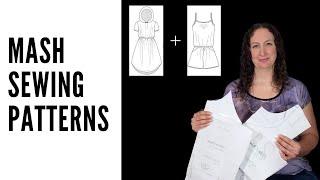 How To Blend And Combine Sewing Patterns | Pattern Mashing 101