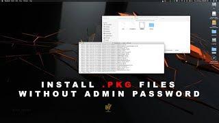 Install .PKG Files Without Admin Password In Mac | 2020 | RJ ENTERTAINMENTS