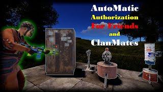Auto Authorize Your Friends and Clanmates | ®️ Rust Admin Academy Tutorial 2021 | DYNAMIC CUP SHARE