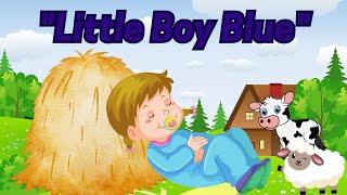 "Little Boy Blue", Nursery Rhymes, kids song, preschool education, fun learning
