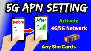 4g/5g activate secret settings for all network | new 5g apn 2022