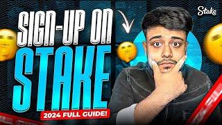 How To SIGN-UP on Stake 2024 | Stake पर साइन-अप कैसे करें !!!  ( FULL GUIDE ) | Stake Hindi