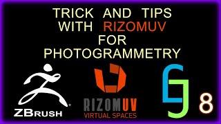 Photogrammetry tricks with RizomUV #8 - automatic quick unwrapping of problematic spots