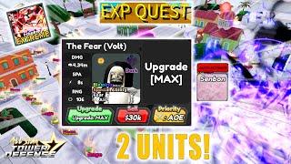 2 Units EXP Ticket Raid Extreme Ft. 6Star The Fear (Volt) | Solo Gameplay | All Star Tower Defense