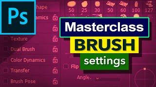  Brush Settings | Photoshop Tutorial | Artose