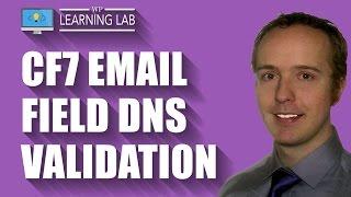 Contact Form 7 Email Validation Using DNS Verification | Contact Form 7 Tutorials Part 12