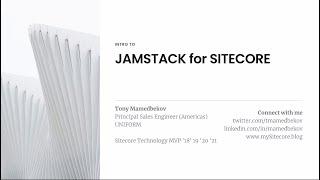 Jamstack for Sitecore