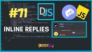 #71 Inline Replies (EASY) | discord.js tutorials