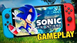 SONIC FRONTIERS en NINTENDO SWITCH  Funciona bien? GAMEPLAY e IMPRESIONES en ESPAÑOL