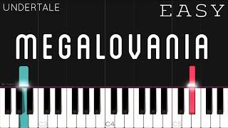 Undertale - Megalovania | EASY Piano Tutorial