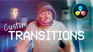 Make YOUR OWN TRANSITIONS Fast, Easy and FREE! | DaVinci Resolve 18 Tutorial