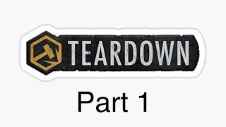 Teardown (Sandbox) Part 1